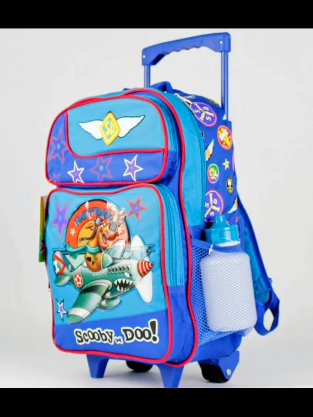 New Scooby Doo Rolling Backpack (unisex) With Sports Bottle